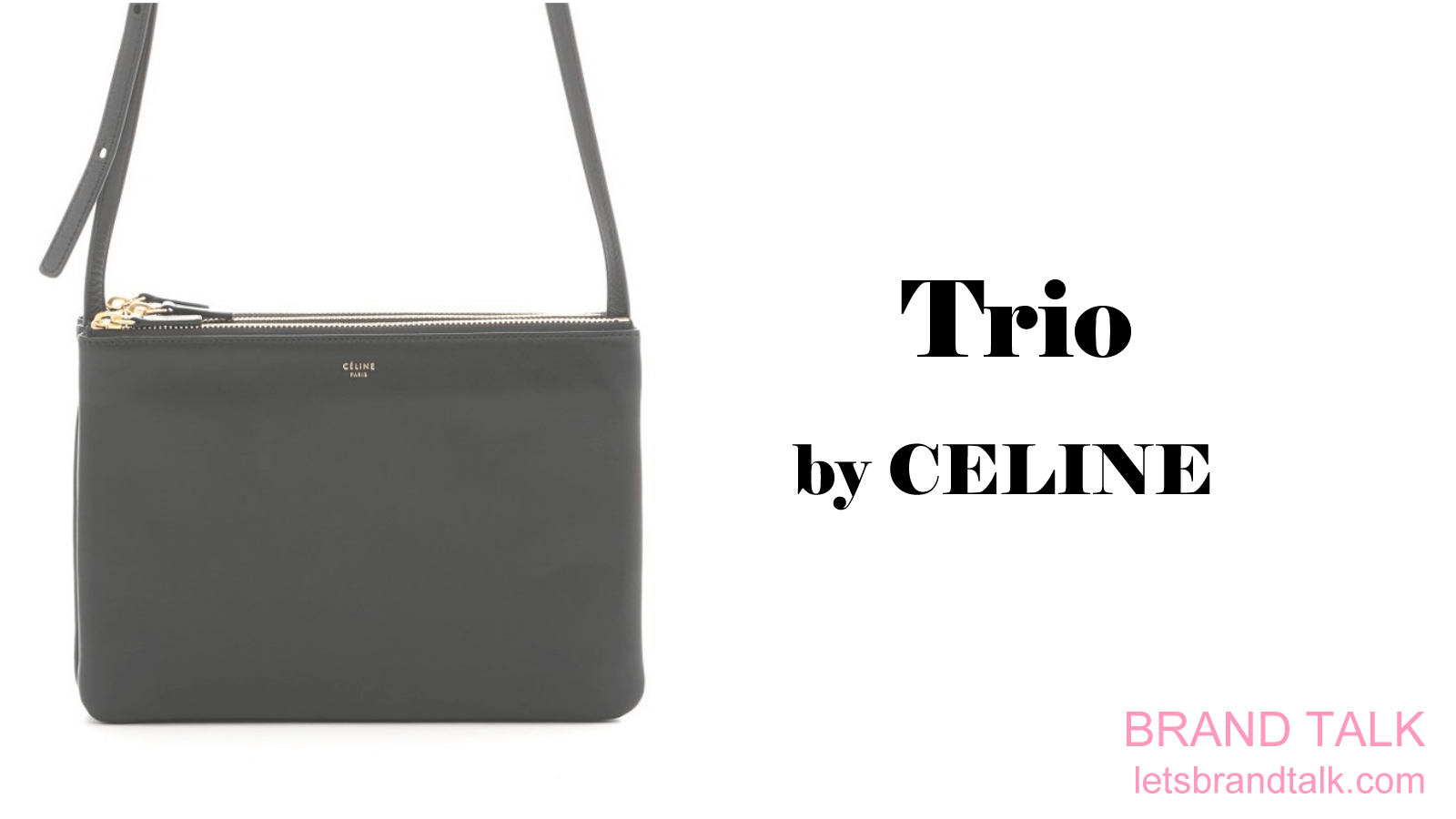 コンパクト CELINE トリオ スモール ショルダーバッグ ✨極美品